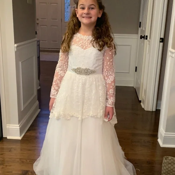 NWT Designer Couture Communion Dress Kids